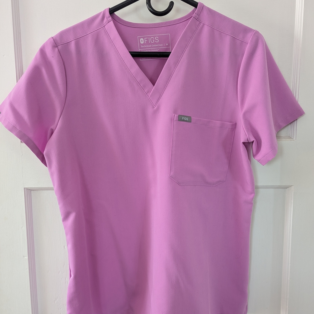 Figs Pink Cloud Scrub Top & Zamora Joggers